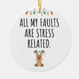 Lönsam geolog julgransprydnad keramik