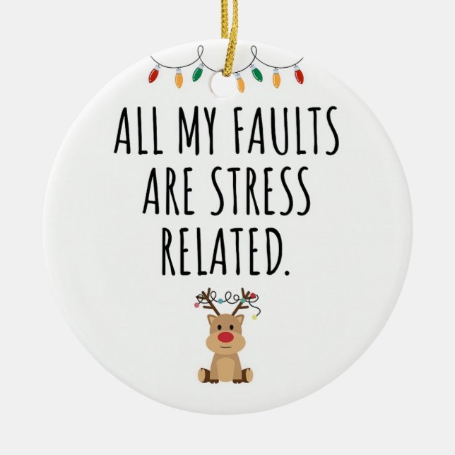 Lönsam geolog julgransprydnad keramik (Framsidan)