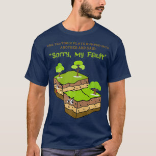Lönsam geologi Jordbävning Gift Cute Earth Manar T Shirt