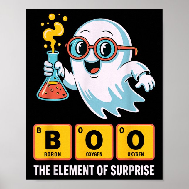 Lönsam Ghost-kemi Boo Inslag i överraskningen Poster (Framsidan)