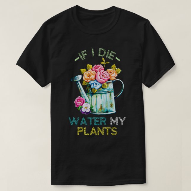 Lönsam  gift Watering Kan  T Shirt (Design framsida)