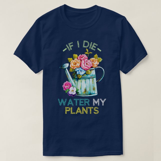 Lönsam  gift Watering Kan  T Shirt (Design framsida)
