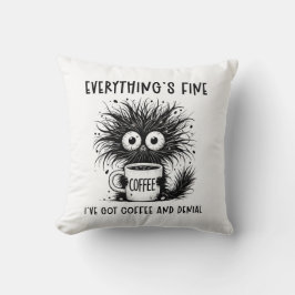 Lönsam, giftig kaffekaffe Allting Bra Kudde