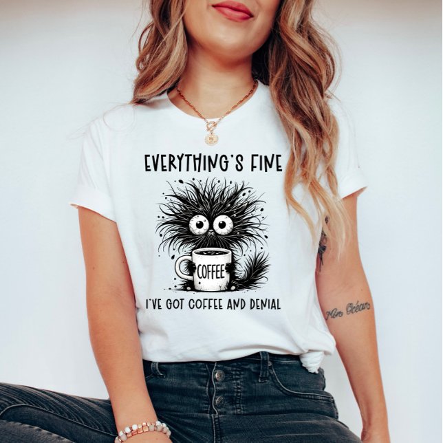 Lönsam, giftig kaffekaffe Allting Bra T Shirt (Skapare uppladdad)