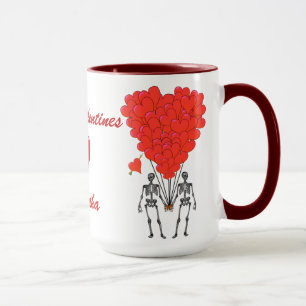Lönsam godstrafik och Valentineser i kärlek Mugg