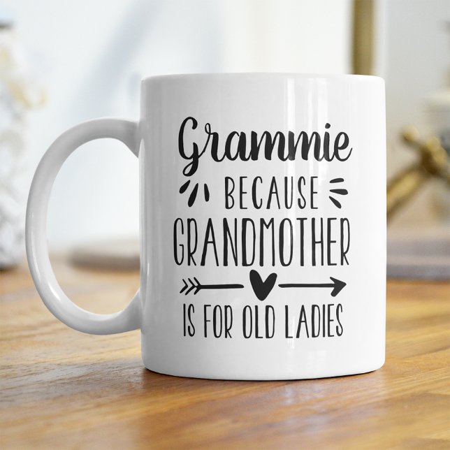 Lönsam Grammie-mormor för gammal Dam-offert Kaffemugg (Skapare uppladdad)