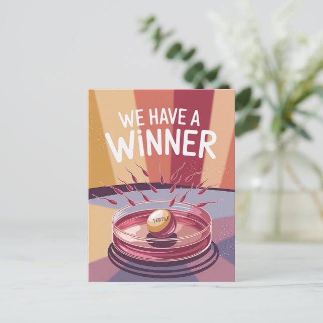 Lönsam Gravid-aviseringsövning Vykort (Stående Fram)