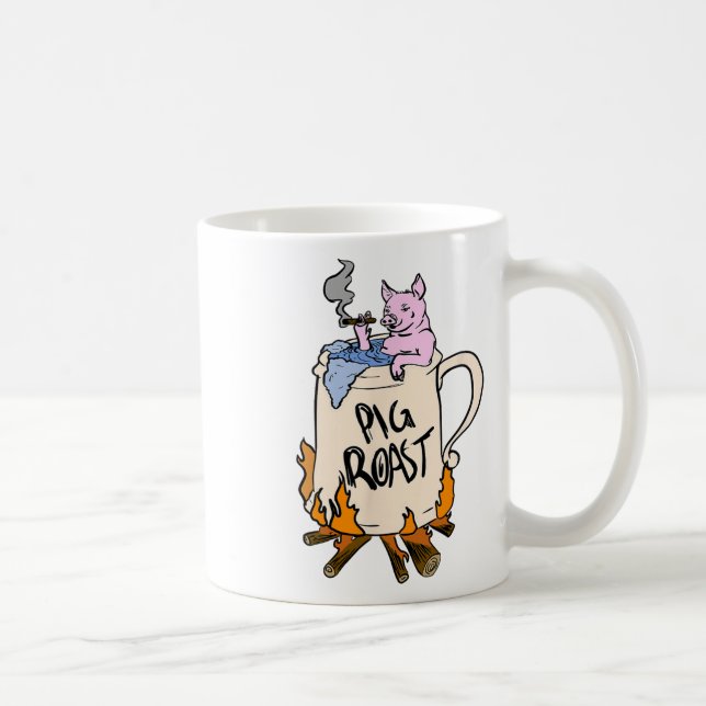 Lönsam Gris-roast i en Beer Stein Gift Kaffemugg (Höger)