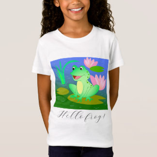Lönsam groda, illustration av tecknad t shirt