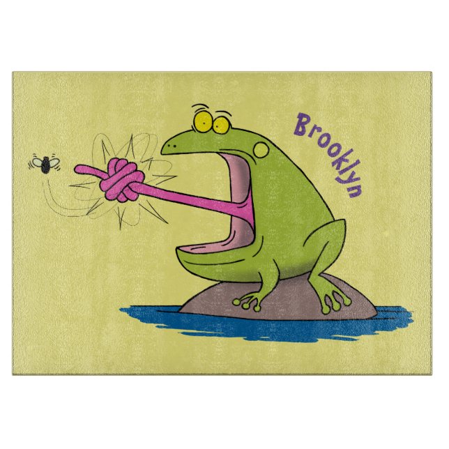 Lönsam groda och fluggroda tecknad (Framsidan)