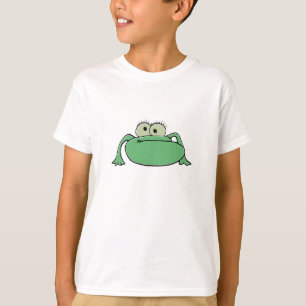 Lönsam groda tecknad teckning motif mönster t shirt