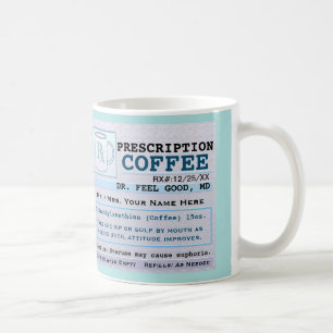 Lönsam Grönt för förskrivning av RX-sjukhus Kaffemugg
