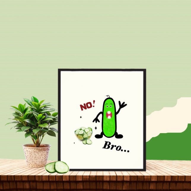 Lönsam grönt gurka poster (Skapare uppladdad)