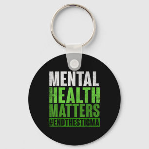 Lönsam Grönt Mental Health S Awareness Avslutar mö Nyckelring
