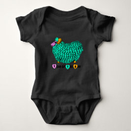 Lönsam Grönt Ram Kinesisk nyårshämtning Zodiac Bab T Shirt