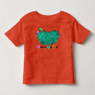 Lönsam Grönt Ram Kinesiskt år Zodiac Småbarn T T-shirt