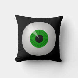 Lönsam Grönt Tecknad Monster Öga Eyball Pillow Kudde