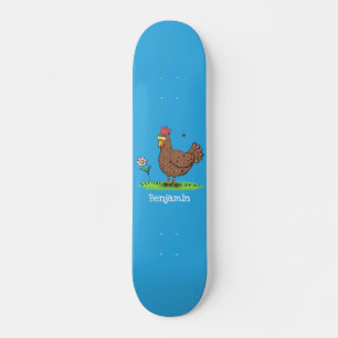 Lönsam grumlig tecknad för kyckling mini skateboard bräda 18,5 cm