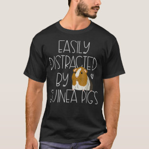Lönsam Guinea Gris Easily Distraherad av Guinea Gr T Shirt