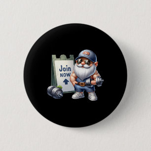Lönsam Gym Gnome Graphic med För manar deminibells Knapp