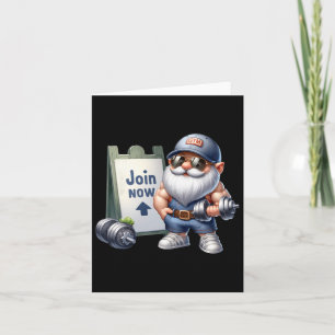 Lönsam Gym Gnome Graphic med För manar deminibells Kort
