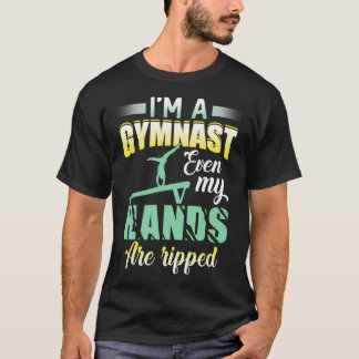 Lönsam Gymnastics Ix27m A Gymnast Även mitt Händer T Shirt