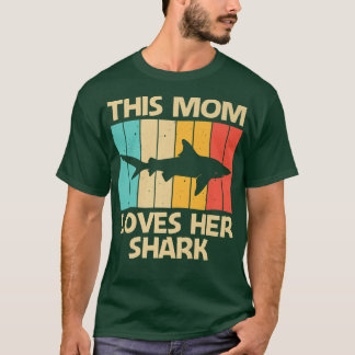 Lönsam haj för Mamma Mamma Hammerhead Tiger Sharks T Shirt