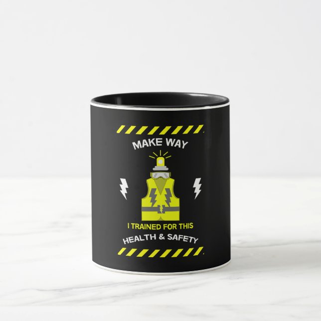 Lönsam hälsa och säkerhet | NEBOSH | Konstapel | L Mugg (Center)