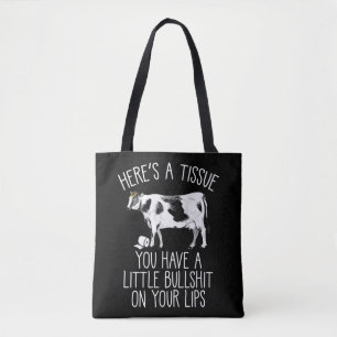 Lönsam Heifer Crybaby Cow Farmer Bull Softie Tygkasse