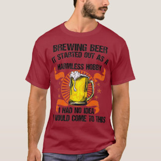 Lönsam hemmabrygga Beer Gift Cute Brewmaster T Shirt