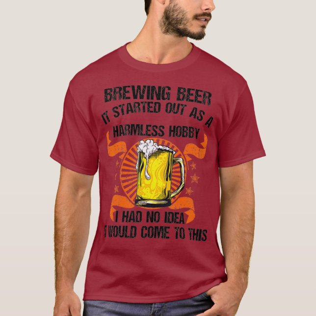 Lönsam hemmabrygga Beer Gift Cute Brewmaster T Shirt (Framsida)