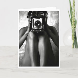 Lönsam Hett Chick Birthday Bild Card Kort