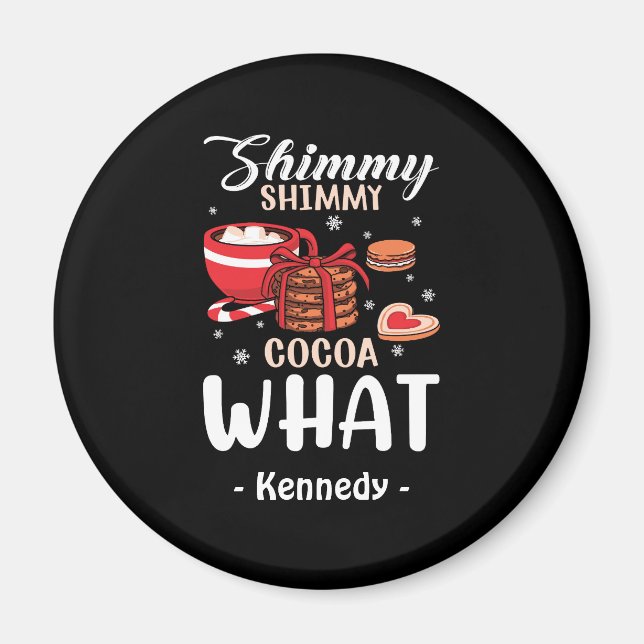Lönsam Hett Chocolate & Cookie Winter Magnet (Framsidan)