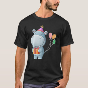 Lönsam hippo med Älskare från barrkutande djur T Shirt