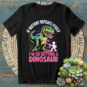 Lönsam historia och Dinosaur Jag får en doktor T Shirt