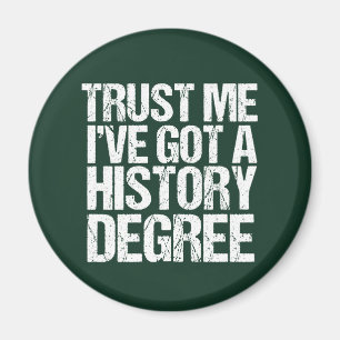 Lönsam historisk grad i Studenten-citattecken Magnet