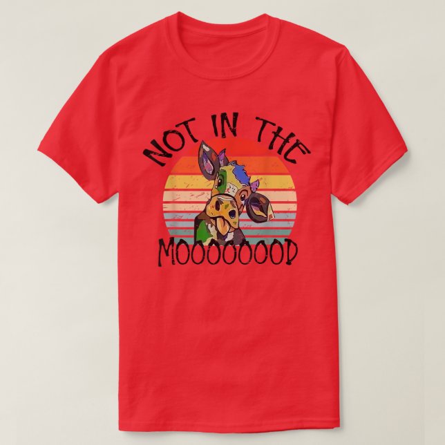 Lönsam höglandskädda Bandana inte i Western T Shirt (Design framsida)