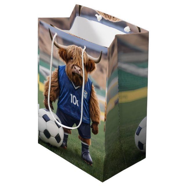 Lönsam höglandskädda, nedtryckt för fotboll. (Framsidan Vinklad)