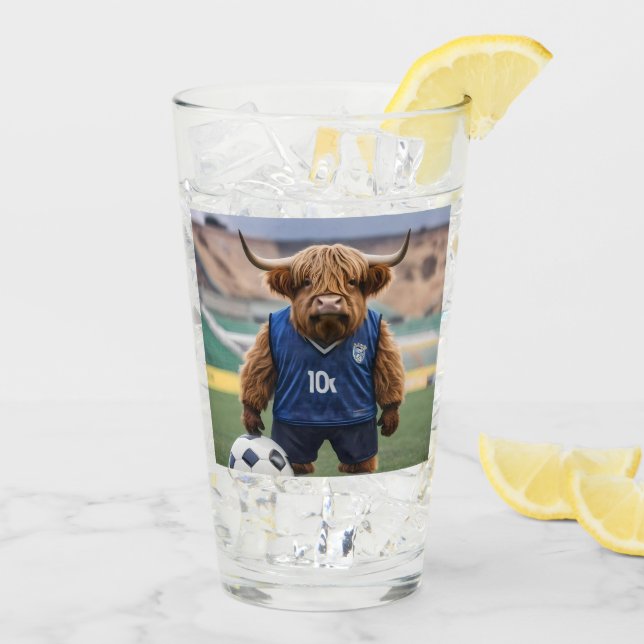 Lönsam höglandskädda, nedtryckt för fotboll. glaskopp (Bakside Is)