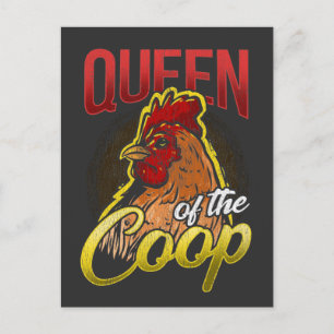 Lönsam hönsuppfödning i Dam från Chicken Vykort