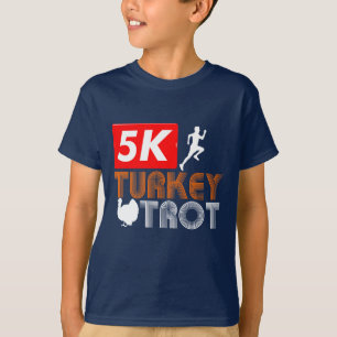 Lönsam höst-Thanksgiving Turkiet Trot Fall T Shirt