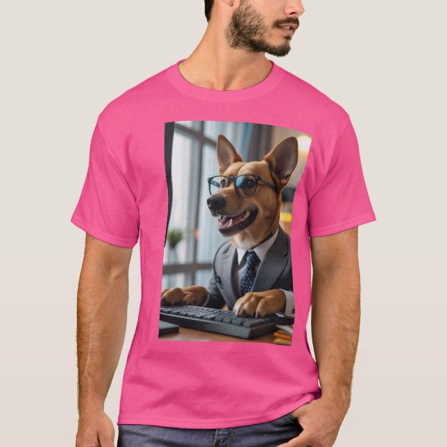 Lönsam Hund: En Underbar idé för Hundälskare T Shirt (Framsida)