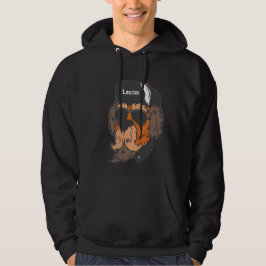 Lönsam hund tonåring designsvart coola hoodie
