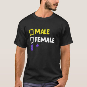 Lönsam icke-binär och transgen t shirt