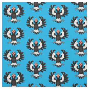 Lönsam illustration av australisk magpie-tecknad tyg