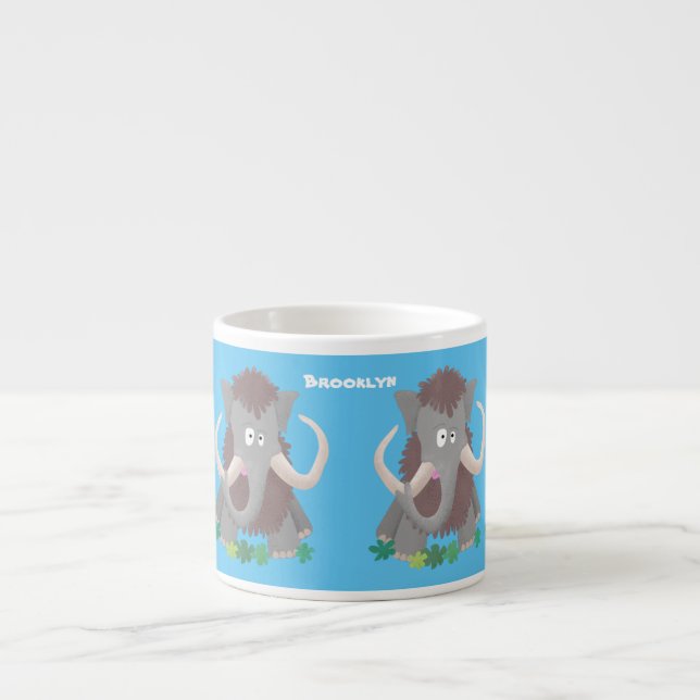 Lönsam illustration av lummot tecknad espressomugg (Framsidan)