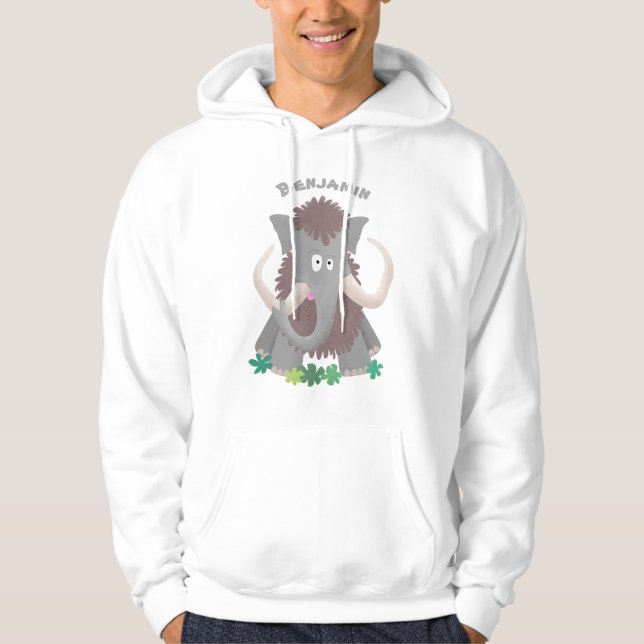 Lönsam illustration av lummot tecknad hoodie (Framsida)