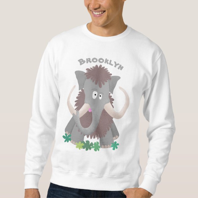 Lönsam illustration av lummot tecknad lång ärmad tröja (Framsida)