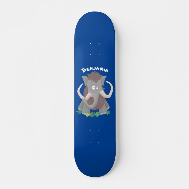 Lönsam illustration av lummot tecknad mini skateboard bräda 18,5 cm (Framsida)