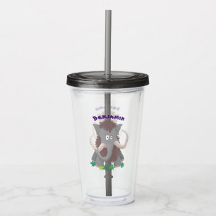 Lönsam illustration av lummot tecknad take away mugg
